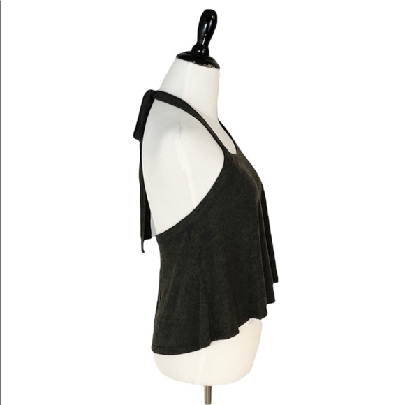 Wildfox Adventurist Halter Tank in Dark Gray NWT - Picture 2 of 5